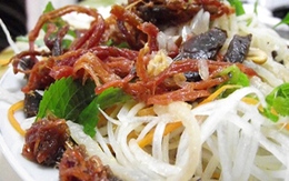 Cay cay nộm bò khô Hà Nội 