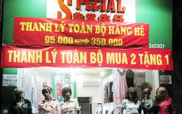Bán tống bán tháo thời trang hè