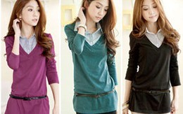 Đi làm với áo giả sơ mi Hàn Quốc