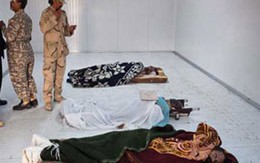 Xác Gaddafi được trưng bày ở siêu thị 