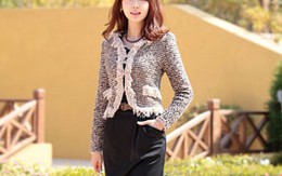 Tạo nét thanh lịch với áo vest công sở