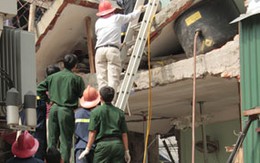 Vụ nổ bình gas tại Hà Nội: Nhà sập, 4 người thương vong