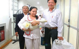 Chùm ảnh bé sơ sinh bị bắt cóc xuất viện