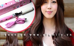 Máy uốn mini giúp bạn tự tạo tóc xoăn tuyệt đẹp