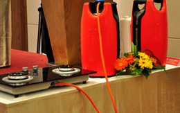 Tránh để bình gas trong tủ bếp phòng cháy nổ