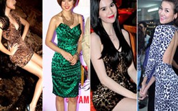 Mỹ nhân Việt nóng bỏng với váy da báo