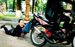 Vờ đánh ghen giữa đường để cướp tài sản