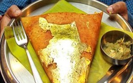 Người giàu Ấn ăn bánh... dát vàng