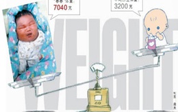 Bé sơ sinh nặng kỷ lục 7,4 kg 