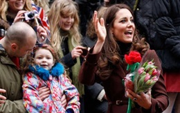 Kate Middleton: Valentine vắng chồng