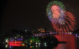 Đêm Giao thừa, Hà Nội bắn pháo hoa tầm cao tại 5 điểm