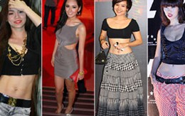 Sao Việt khoe eo ngày càng "táo tợn"