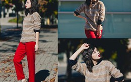 Xuân ấm áp với gam đỏ rực rỡ  