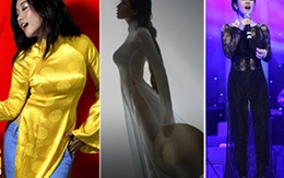 Bức tranh áo dài "méo mó" trong showbiz Việt