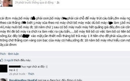 Kinh hoàng những lời vô học trên Facebook