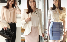 Sành điệu nơi công sở với sơ mi trắng