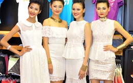 Sao Việt cuồng màu trắng tinh khôi