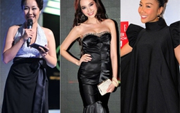 Những bộ váy đen khiến sao Việt...già chát