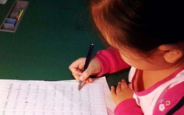 Luyện chữ đẹp, nhiều trẻ nhập viện