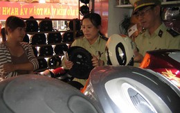 Phạt các cơ sở bán mũ bảo hiểm không niêm yết giá