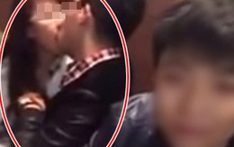 Sốc với clip chàng trai ôm hôn, sờ ngực bạn gái trong quán cafe