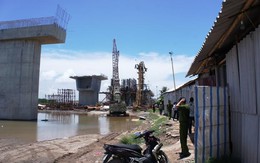 Hải Phòng: Sập cẩu công trường, 2 người chết 