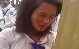 Hai nữ sinh đánh nhau như dân "anh chị"