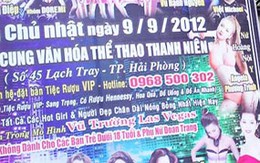 Đêm nhạc cấm phụ nữ đoan trang tham dự