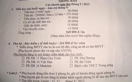 Tiền học đầu năm: Những khoản thu lạ
