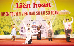 Liên hoan tuyên truyền viên dân số toàn quốc 2012: Tỏa sáng những tài năng 