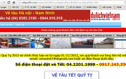 Mua vé tàu Tết: Cảnh giác kẻo mất tiền oan 