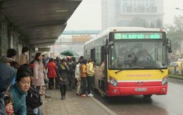 Xe buýt sẽ phục vụ đến 17h ngày 30 Tết
