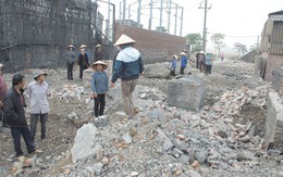 Phá dỡ hàng loạt lò nung, đúc gây ô nhiễm