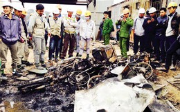 Xô xát tại khu vực Nhà máy Samsung ở Thái Nguyên: 13 người bị thương, 22 xe máy cháy rụi