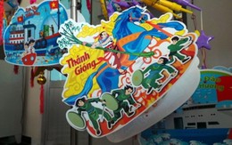 Độc đáo đèn lồng thể hiện tình yêu nước