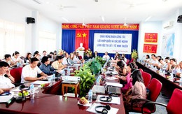 Đoàn công tác của Liên Hợp Quốc và các bộ ngành làm việc tại Ninh Thuận