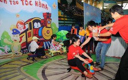 Tưng bừng hội giao lưu "cùng em học an toàn giao thông"