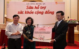 Ra mắt chương trình "Sữa hỗ trợ cho sức khỏe cộng đồng"