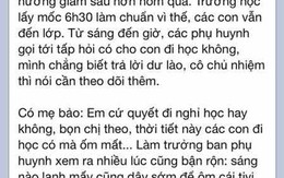 Bi hài chuyện"bám ông thời tiết" đi học