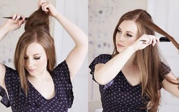 2 kiểu tóc vặn thừng duyên dáng khi mặc váy