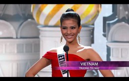 Trương Thị May vô cùng gợi cảm trong đêm bán kết Miss Universe