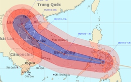 Bão Haiyan có sức hủy diệt lớn nhất hướng vào Việt Nam