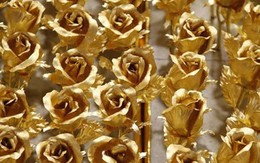 Săn hoa hồng dát vàng tặng Valentine
