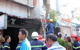 Giải cứu cụ già và bé gái trong đám cháy