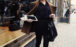 Phối đồ cùng legging cho nàng công sở