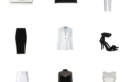 Phối đồ công sở sang trọng với trang phục đen-trắng