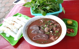 Bánh mướt xáo lòng ngon rẻ phố Nguyễn Khang