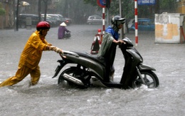 Hà Nội còn mưa to hết ngày mai