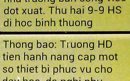 Hà Nội: Hoang mang vì hàng trăm học sinh bất ngờ nghỉ học