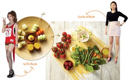 Tiết lộ bữa ăn giữ dáng của người đẹp Hàn